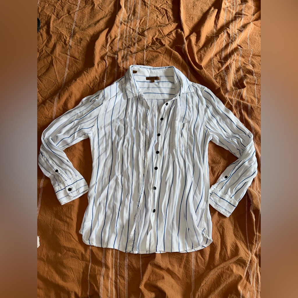 Striped Button Down Top